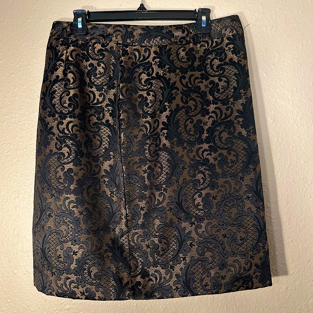 Worthington Pencil Skirt Metallic